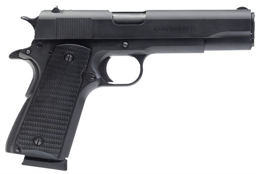 Century Arms Centurion 11 45 ACP 8+1 5.01" Black Steel Barrel, Black Nitride Serrated Steel Slide, Black Grip HG9402N