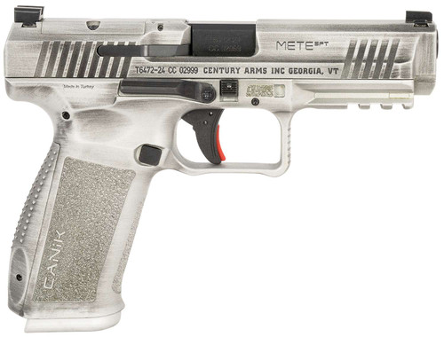 CIA Canik Mete SFT 9mm, 4.46" Barrel, Optic Ready, Distressed Gray, 18rd
