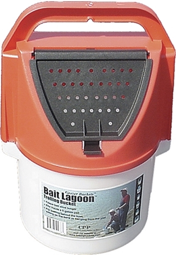 CHALLENGE PLASTICS BAIT LAGOON 8QT TROLL BUCKET 50278