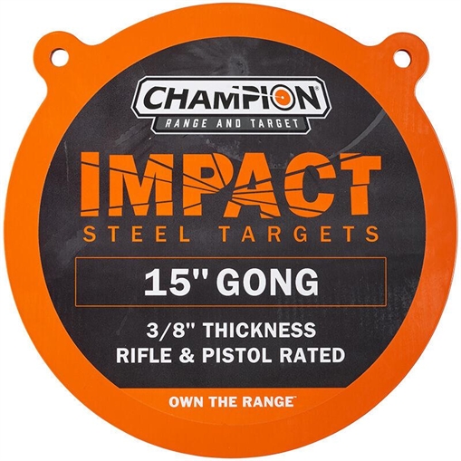 Champion Impact Steel Gong Target 15" Round 44913C