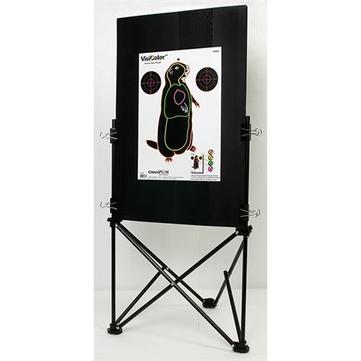 Champion Targets Folding Stand w/Case Black Steel 19.50" W x 28.50" H x 16" D 40884
