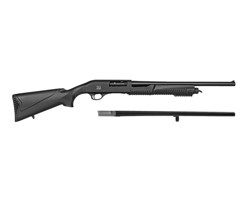 Chiappa Firearms 301 Field/Tactical Full Size 12 Gauge Pump 3" 5+1 18.50/28" Black Steel Vent Rib Barrel, Black Aluminum Receiver, Black Synthetic Stock 930374