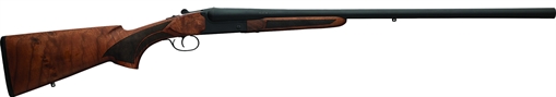 Charles Daly 500 Field, Side-By-Side Shotgun, 410 Gauge, 3" Chamber, 26" Barrel, Matte Finish, Black, Walnut Stock with Checkered Pattern, Bead Fiber Optic Sights, 2 Rounds, Includes (5) Choke Tubes- F, IM, M, IC, I 930.396 930396