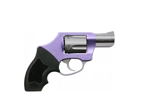 Charter Arms Undercover Lite Lavender Lady Small 38 Special 5rd 2" Stainless Steel Barrel & Cylinder, Lavender Aluminum Frame, Black Finger Grooved Rubber Grip, Concealed Hammer 53841