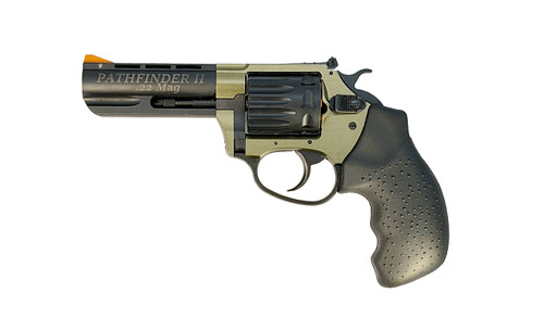 Charter Arms Patherfinder II 22 Mag, 3.5" Barrel, OD Green/Black Passivate Aluminum Frame, 8rd