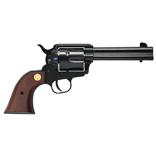 Chiappa Firearms 340053 SAA 1873 Medium Frame 22 LR 6 Shot, 4.75" Blued Steel Barrel, Blued Steel Frame, Blued Cylinder, Wood Grip, Exposed Hammer 340053 340.053