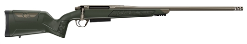 Christensen Arms Evoke, Bolt Action Rifle, 6.5 PRC, 22" Barrel, Threaded 5/8x24, Premium RFR Muzzle Brake, Cerakote Finish, Burnt Bronze, Synthetic Stock with Integrated Picatinny Rail, Trigger Tech Adjustable Trigger, 5 Rounds, 1 Magazine 801-15003-00