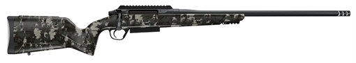 Christensen Arms Evoke Hunter, Bolt Action Rifle, 300 Winchester Magnum, 22", RFR Muzzle Brake, Cerakote Finish, Black, Green Hybrid Hunter Stock, 0 MOA Rail, TriggerTech Trigger, 4 Rounds, 1 Magazine 801-15026-00