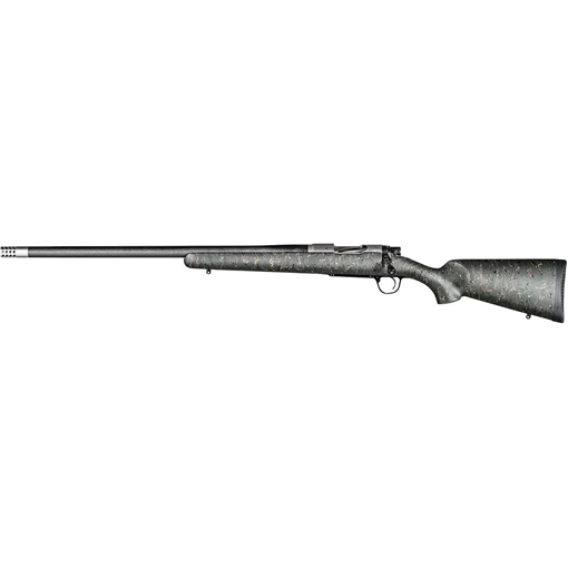 Christensen Arms Ridgeline Left Hand Rifle 300 PRC 3rd Magazine 26" Barrel Stainless Steel Green Black/Tan Webbing Stock 801-06093-00