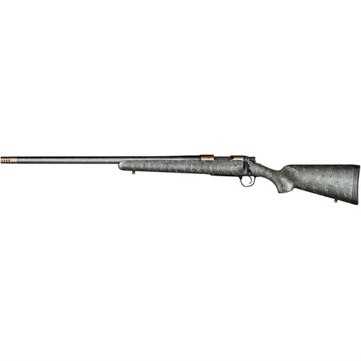 Christensen Arms Ridgeline Left Hand Rifle 6.5 Creedmoor 4rd Magazine 20" Bronze Barrel Green Black/Tan Webbing Stock 801-06037-01