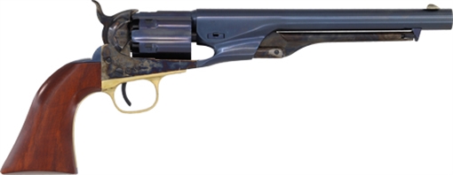 CIMARRON 1860 ARMY FLUTED 8" 44 CAL CHARCOAL BLUED WALNUT CA041C00