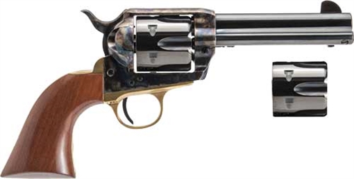 Cimarron Cimarron Pistolero Revolver 45LC/45 ACP 4.75 in Case Hardened 6 Shot PPP45DC