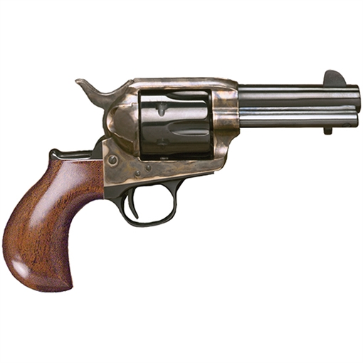 Cimarron Model P Thunder 45 Colt (Long Colt) 6 Shot 3.50" Blued Stainless Steel Barrel, Blued Cylinder, Color Case Hardened Steel Frame, Birdshead Walnut Grip, Exposed Hammer CA346