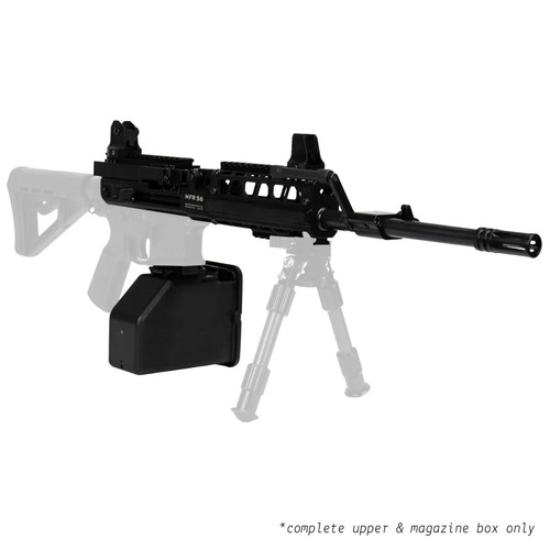 Cloak Industries MFR 56 Belt-Fed AR-15 Upper, 16" Quick Change Barrel, Adjustable Gas Block, Dual Feed