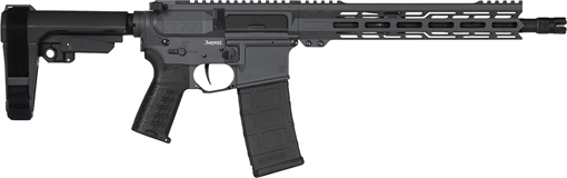 CMMG Banshee MK4 300 Blackout 30+1 12.50" Black Nitride Medium Taper Threaded Barrel, EML 7" M-LOK Handguards, Sniper Gray Cerakote Aluminum Picatinny Rail Receiver, CMMG Zeroed Grips 30AB20FSG