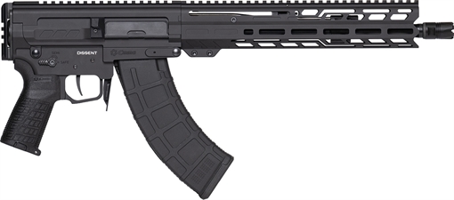 CMMG Dissent MK47 7.62x39mm 30+1 12.50" Black Nitride Threaded Barrel, M-LOK Handguards, Black Armor Cerakote Aluminum Picatinny Rail Receiver 86A8E0BAB