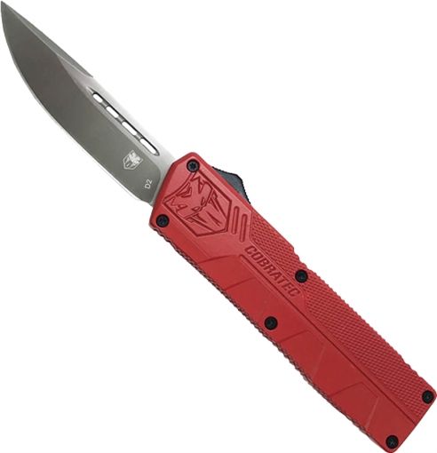COBRATEC LIGHTWEIGHT OTF RED 3.25" DROP POINT RDCTLWDNS
