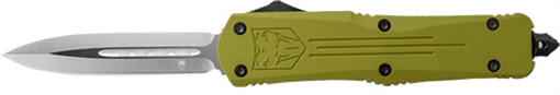 COBRATEC SMALL FS3 OTF OD GREEN 3" D2 DAGGER SODFS3DAGNS