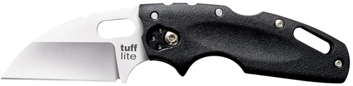 Cold Steel Tuff Lite 2.50" Folding Plain Sheepsfoot Japanese AUS-8A SS Blade/Black Griv-Ex Handle 20LT