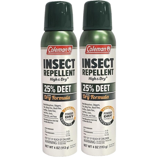 Coleman Coleman High & Dry Insect Repellent 25% Deet - Twin Pack 3680932 75142