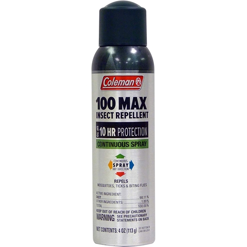 Coleman Coleman Max Insect Repellent 4oz - 100% Deet - Continuous Spray 7494