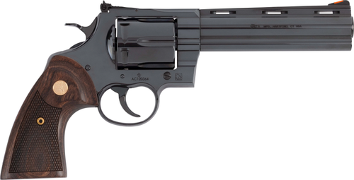 Colt Anaconda 44 Mag, 6" Barrel, Blued Frame, Altamont Walnut Grips, 6rd