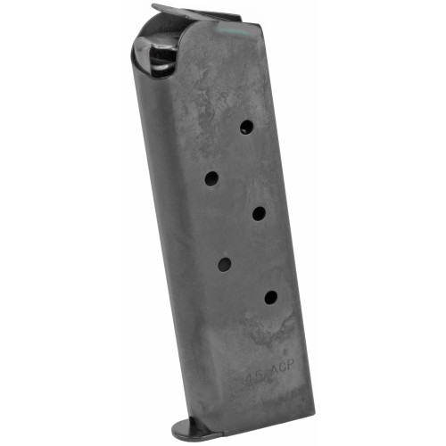 Colt 1911 Magazine, 45ACP, 7Rd, Fits 1911 Government/Commander, Blue Finish