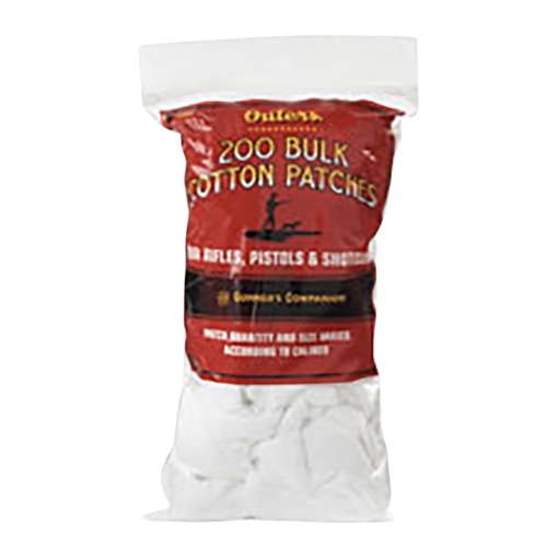 OUTERS CLEANING PATCHES BULK .17-.22 CAL 250-PK ( 6 PER CASE ) 42382