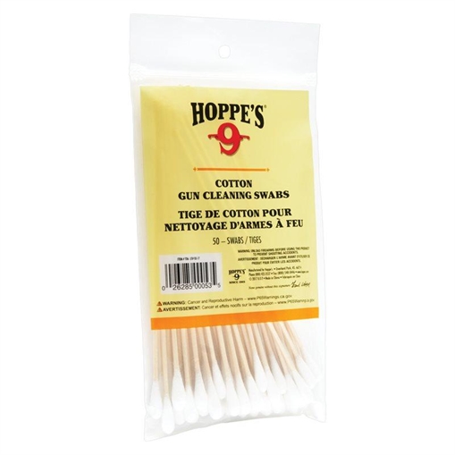 COTTON CLEANING SWAB 100 CT WOOD GRAIN 5.9 LONG POLY BAG T07