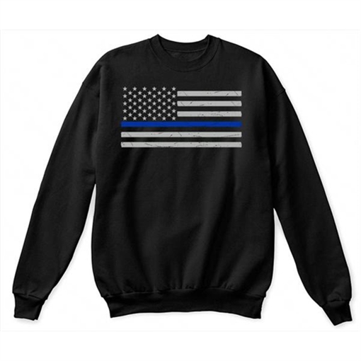 Thin Blue Line Crew Neck - Classic, Thin Blue Line TBL-CREW-CLASSIC-XXL