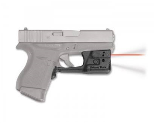 Crimson Trace Corporation Laserguard Pro, Laser and Light, Fits Glock 42 and 43, Black Finish, 150 Lumen LED, Red Laser, User Installed, Instinctive Activation, 4 Modes 01-5280-1 0152801
