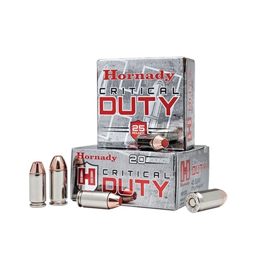 Hornady Critical Duty 9mmLuger+P 135gr Hornady FlexLock 25 Per Box/10 Case 90226