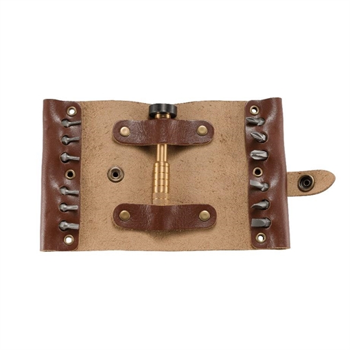CRKT Hex Bit Driver Leather Tool Roll 9911