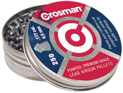 Crosman Premier Pointed 177 Lead Pointed Hunting Pellet 250/Tin P177