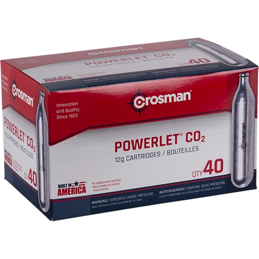 CROSMAN POWERLETS POWERLET CO2 40-PACK (6 UNIT CASE) 23140