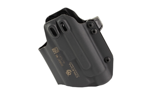 Crucial Concealment Covert IWB, Inside Waistband Holster, Ambidextrous, Kydex, Matte Finish, Black, Universal Fit with Streamlight TLR-1/TLR-1 HL 1400