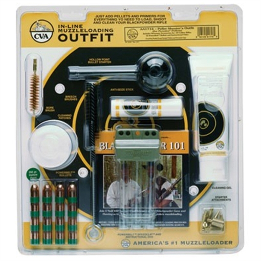 CVA CVA Muzzleloading Accessory Outfit 50 Cal Pellet Shooter Kit AA1716