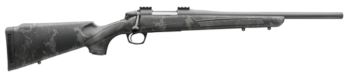 CVA Cascade SB, Bolt Action Rifle, 450 Bushmaster, 18" Threaded Barrel, 5/8X24 Thread Pattern, Cerakote Finish, Graphite Black, Synthetic Stock, Veil Tactical Black Camo, 0 MOA Picatinny Rail, 1 Magazine, 3 Rounds CR3905R