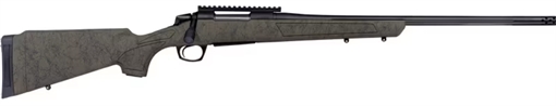 CVA Cascade XT, Bolt Action Rifle, 308 Winchester, 22" Threaded Barrel, 5/8X24 Thread Pattern, Cerakote Finish, Graphite Black, Synthetic Stock, Olive Drab Green with Black Web, 20 MOA Picatinny Rail, 1 Magazine, 4 Rounds CR3983G