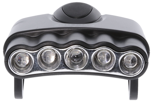 Cyclops Orion 5-LED Hat Clip Light Black 27 Lumens White LED CYC-HCPACK-W