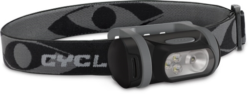 GSM CYCLOPS HEADLAMP TITAN XP 0.5 LED & 3 STD LED BLK/GREY ( 6 PER CASE ) CYCTITANXP CYC-TITANXP