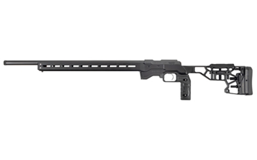 CZ 457 Chassis, Bolt Action Rifle, 22 Long Rifle, 24" Barrel, Threaded 1/2X28, 11mm Dovetail, MDT ACC Aluminum Chassis, Adjustable Cheek Riser, Anodized Finish, Black, 5 Rounds 02329