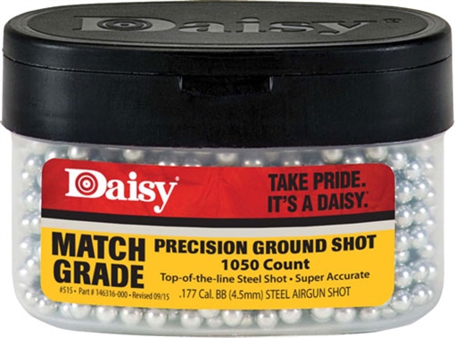 DAISY BB'S MATCH GRADE 1050-PK 12-PACK CARTON 990515-212