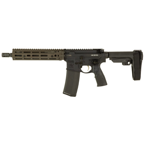 Daniel Defense, DD4 MK18 AR Pistol, 5.56 NATO, 10.3" Barrel, Carbine Gas System, Low-Profile Gas Block, Black, 9.5" Free-float RIS III Rail System, Flat Dark Earth Rail