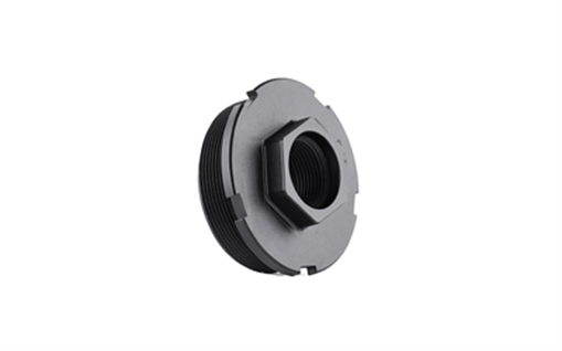 Dead Air HUB Direct Thread Mount 1/2"x28 4140 HT Alloy Steel Black LT301
