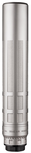 Dead Air Armament Nomax 33, Suppressor, 9.60" Length, Rated Up to 33XC, Titanium, Bead Blasted Finish, Silver, Xemax Adapter & DA150 Muzzle Brake NOMAX33XEMAXSIL