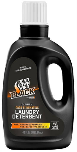 Dead Down Wind Laundry Detergent Black Premium Odor Eliminator Unscented Scent 40 oz Jug 117400