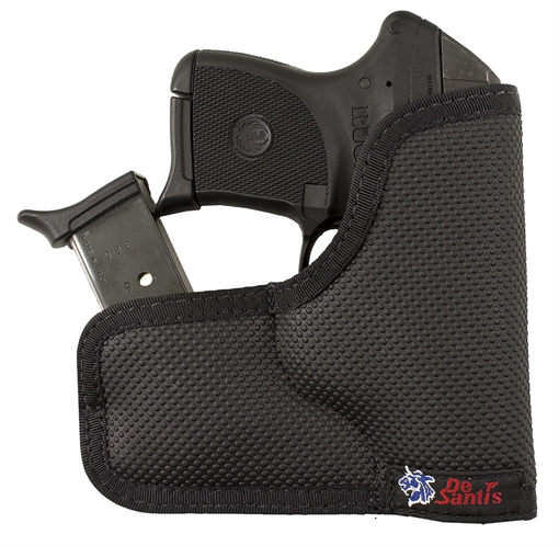 DeSantis Gunhide Ammo Nemesis Pocket Holster, Fits J-Frame 2.25", Bodyguard .38, Ruger LCR, Ambidextrous, Black M33BJN3Z0
