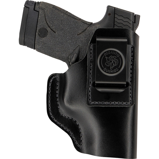 DeSantis Gunhide Insider Inside The Pant Holster, Fits M&P45 Shield And Mossberg MC1-SC, Right Hand, Black Leather 031BA5EZ0