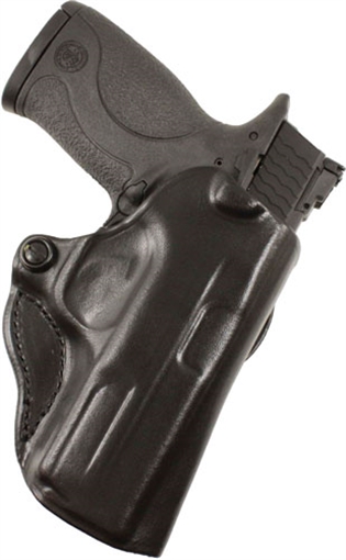 DESANTIS MINI SCABBARD HOLSTER RH OWB LEATHER FN 503 BLACK 019BA3QZ0
